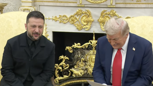 Second Oval Office meeting with Zelenskyy notably different in tone