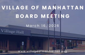 Meeting Summary and Briefs: Village of Manhattan for March 16, 2026