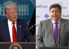 WATCH: Trump says 'we’re going in' as Pritzker pushes for money instead of troops