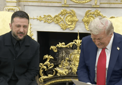 Second Oval Office meeting with Zelenskyy notably different in tone