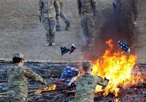 Trump eyes First Amendment showdown with order to prosecute flag burning Trump eyes First Amendment showdown with order to prosecute flag burning