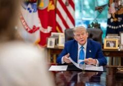 Trump demands Republicans attach voter ID bill to $350 billion for Pentagon